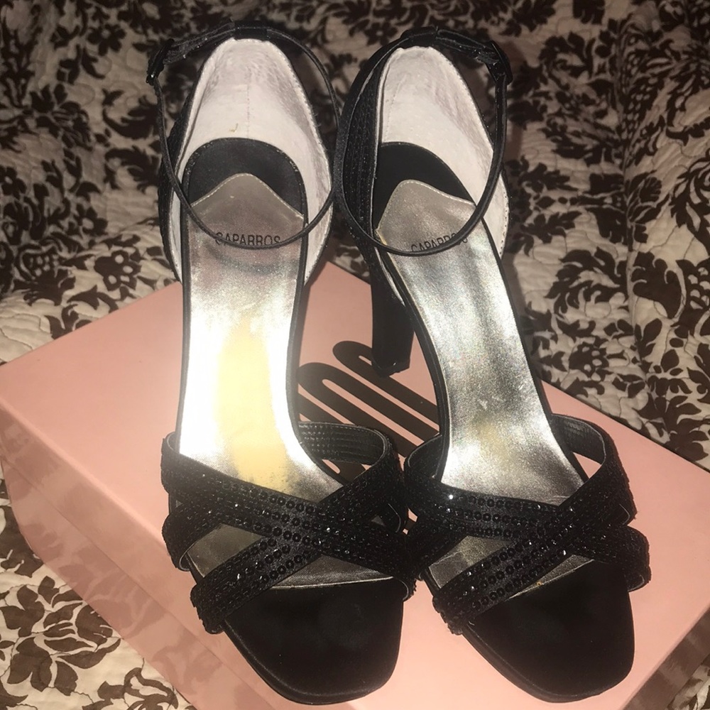 Caparros • Jeweled Strap Heel • 7